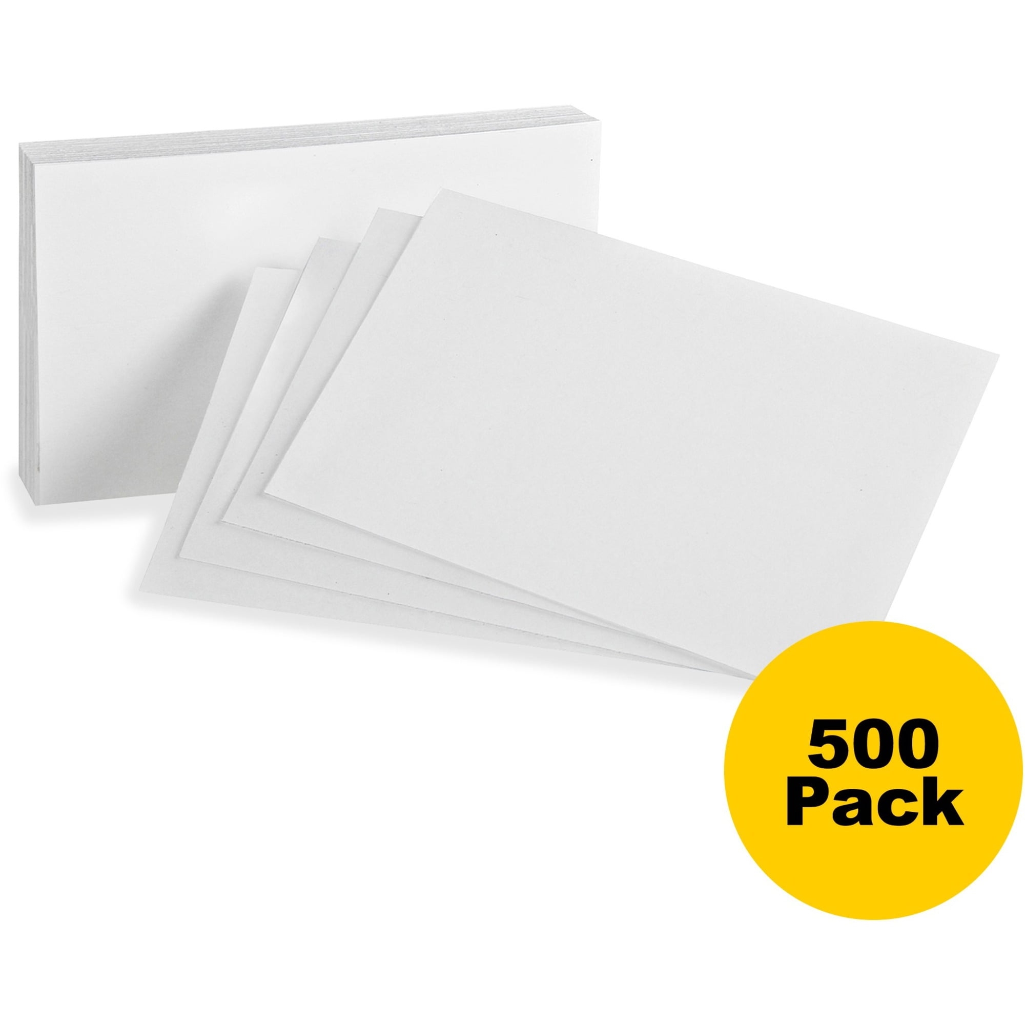 Oxford Printable Index Card White 10 Recycled Content 3 Inch X 5 Inch 85 Lb Basis Weight 500 Bundle