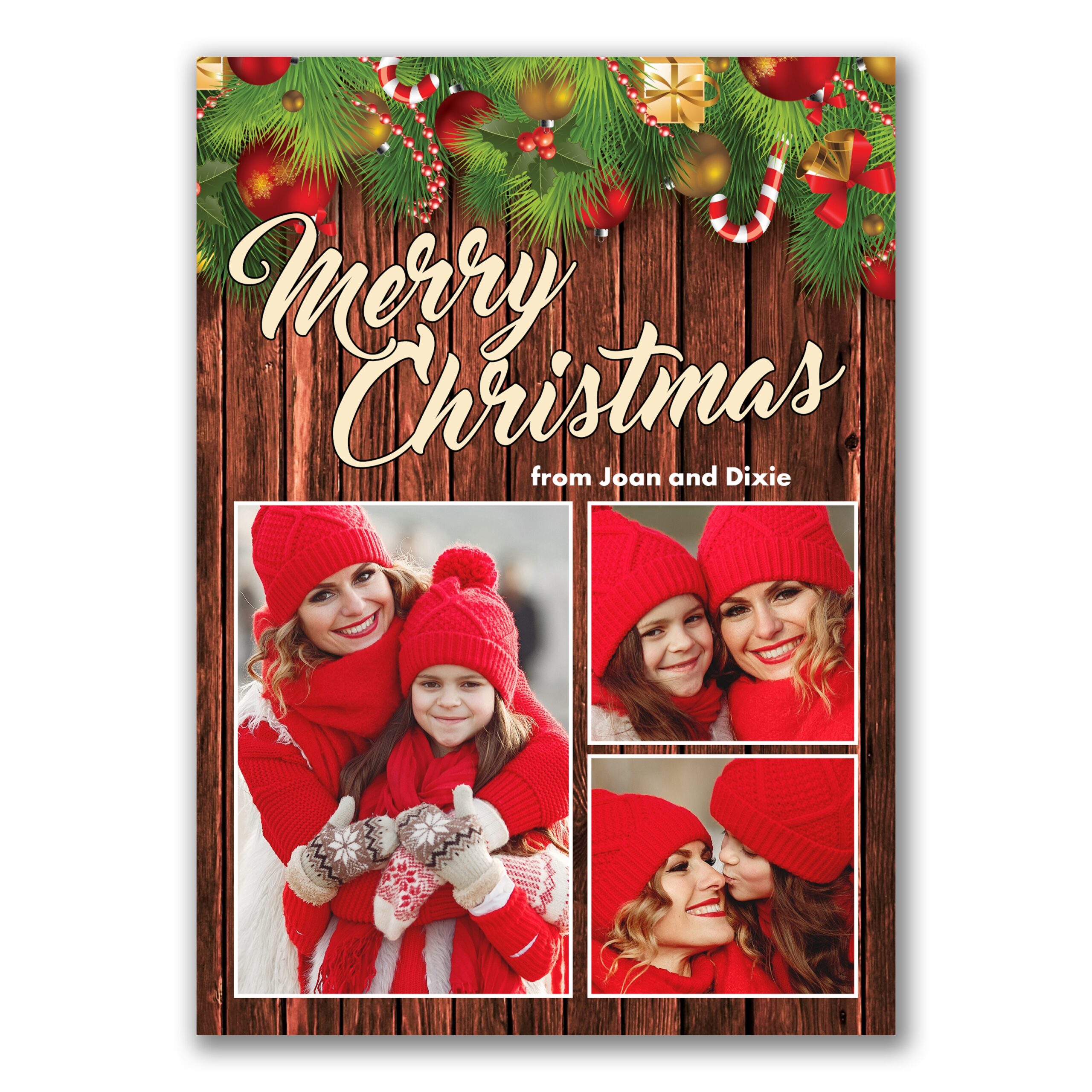 personalized printable christmas cards