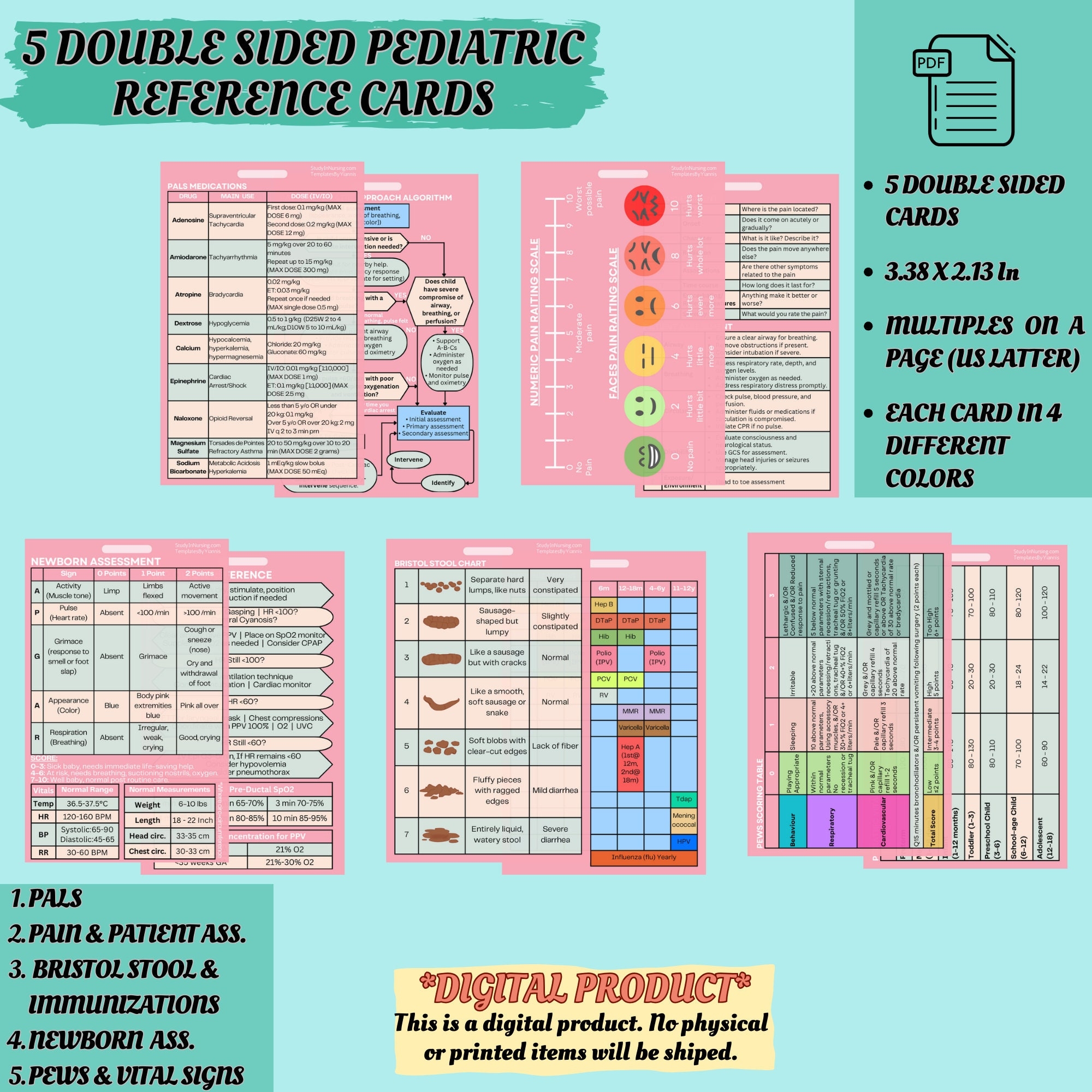 Pals Reference Card Etsy