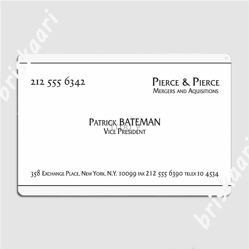 patrick bateman card printable