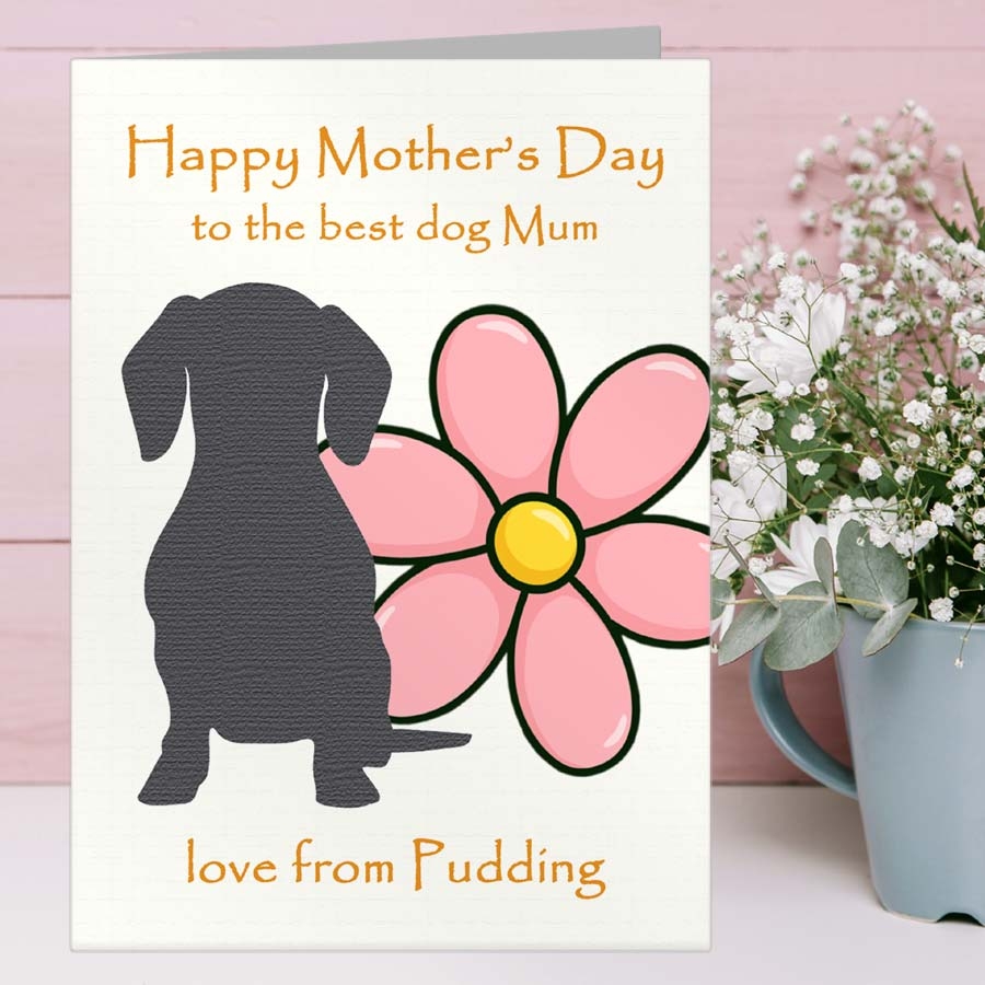 Personalised Mother s Day Card From The Dog