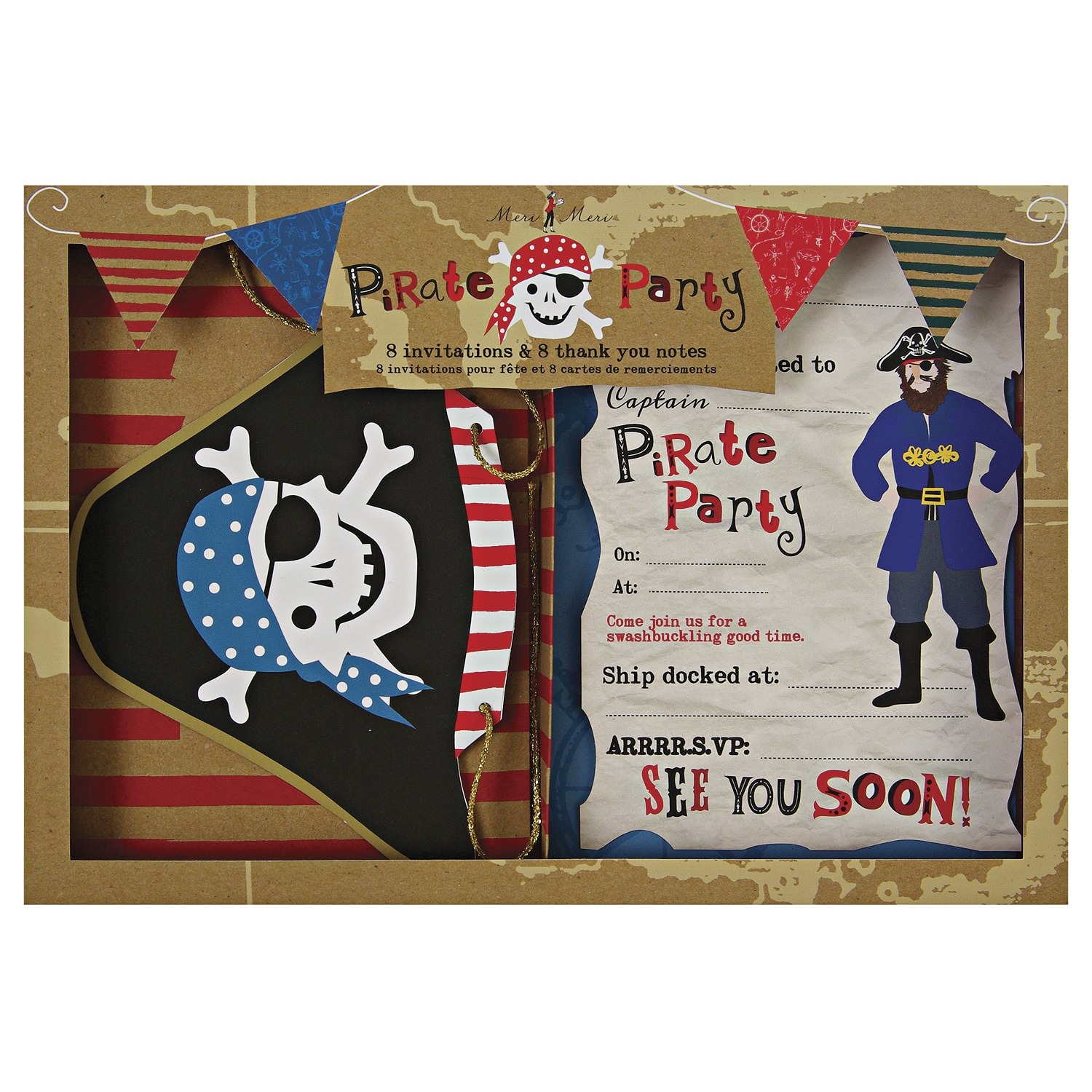 Pirates Invites And Thank You Cards Baby Prestige