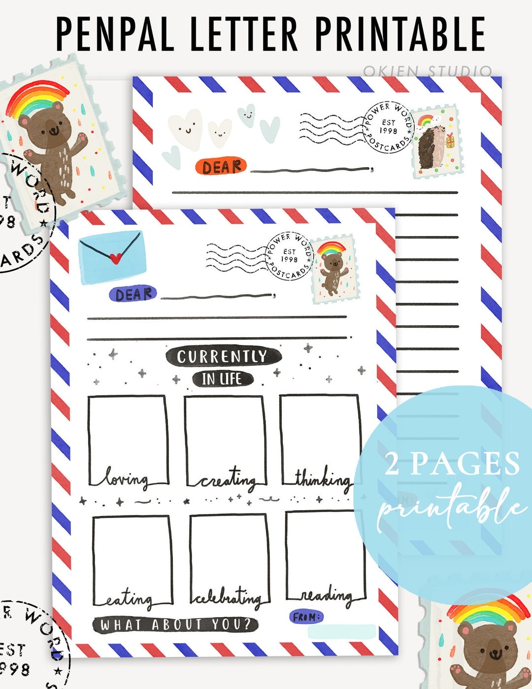 Preschool Pen Pals By