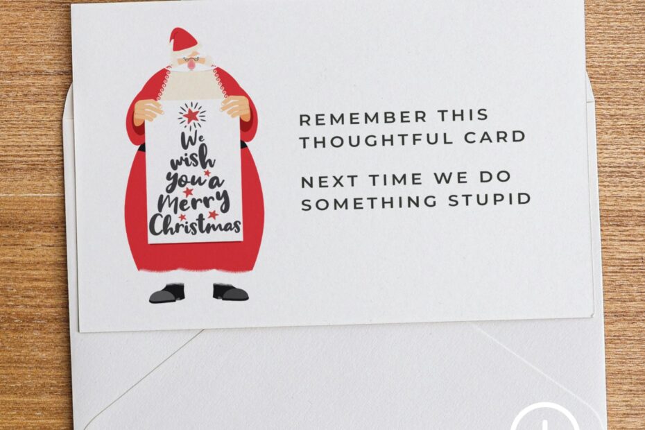 Printable Funny Christmas Card Merry Christmas Boss Holiday Card Humorous Christmas Card For Boss Funny Christmas Gift For Boss Man Lady Etsy