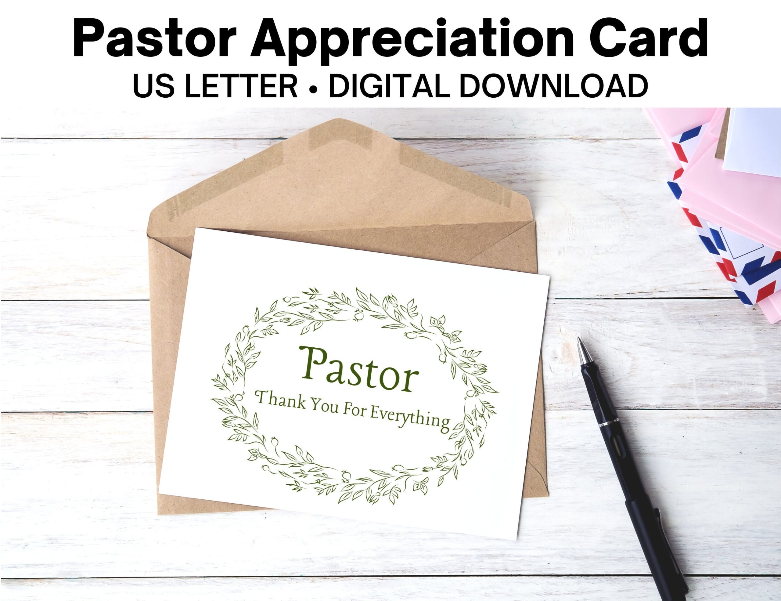 pastor appreciation month printable cards