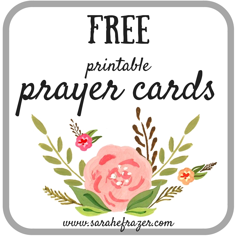 prayer card printable