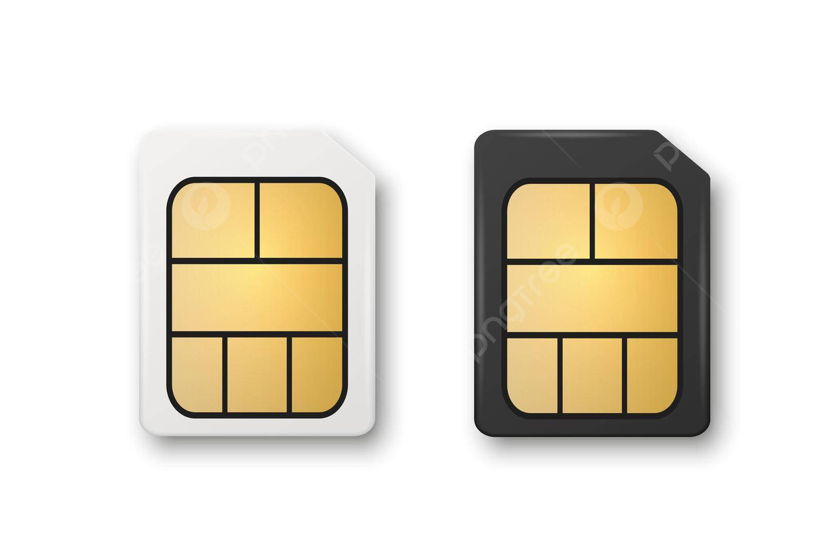 Realistic 3d Micro Sim Card Template Set For Branding Vector Microsim Cards Template PNG And Vector With Transparent Background For Free Download