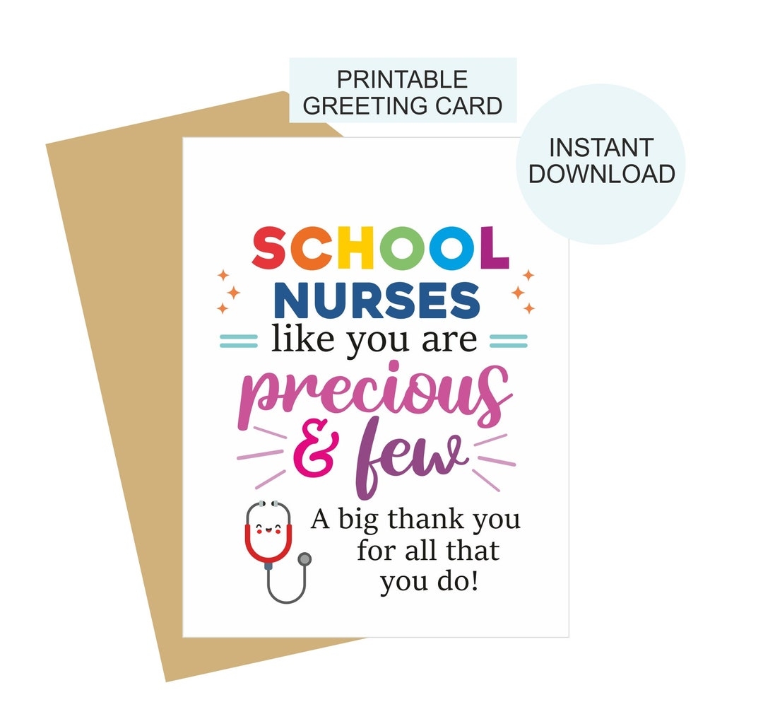 nurses day printable cards