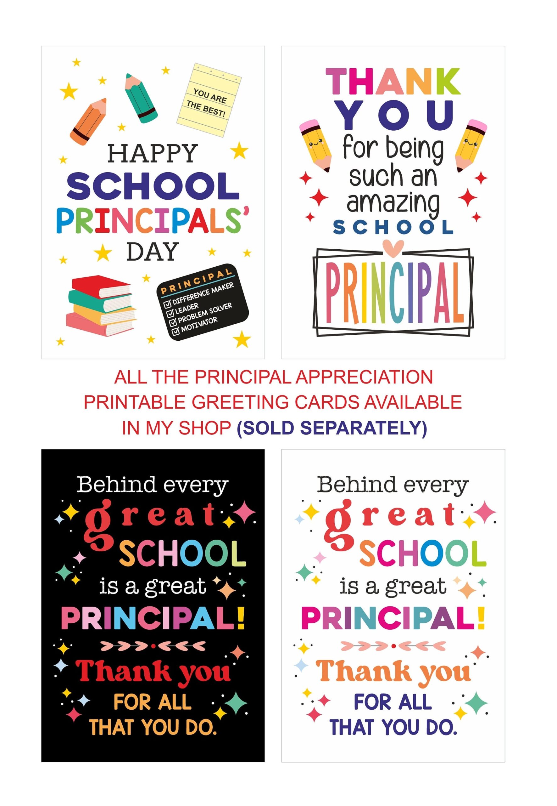principal appreciation day cards printable free