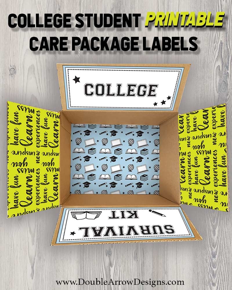 Student Care Package Labels Create A Perfect Package 