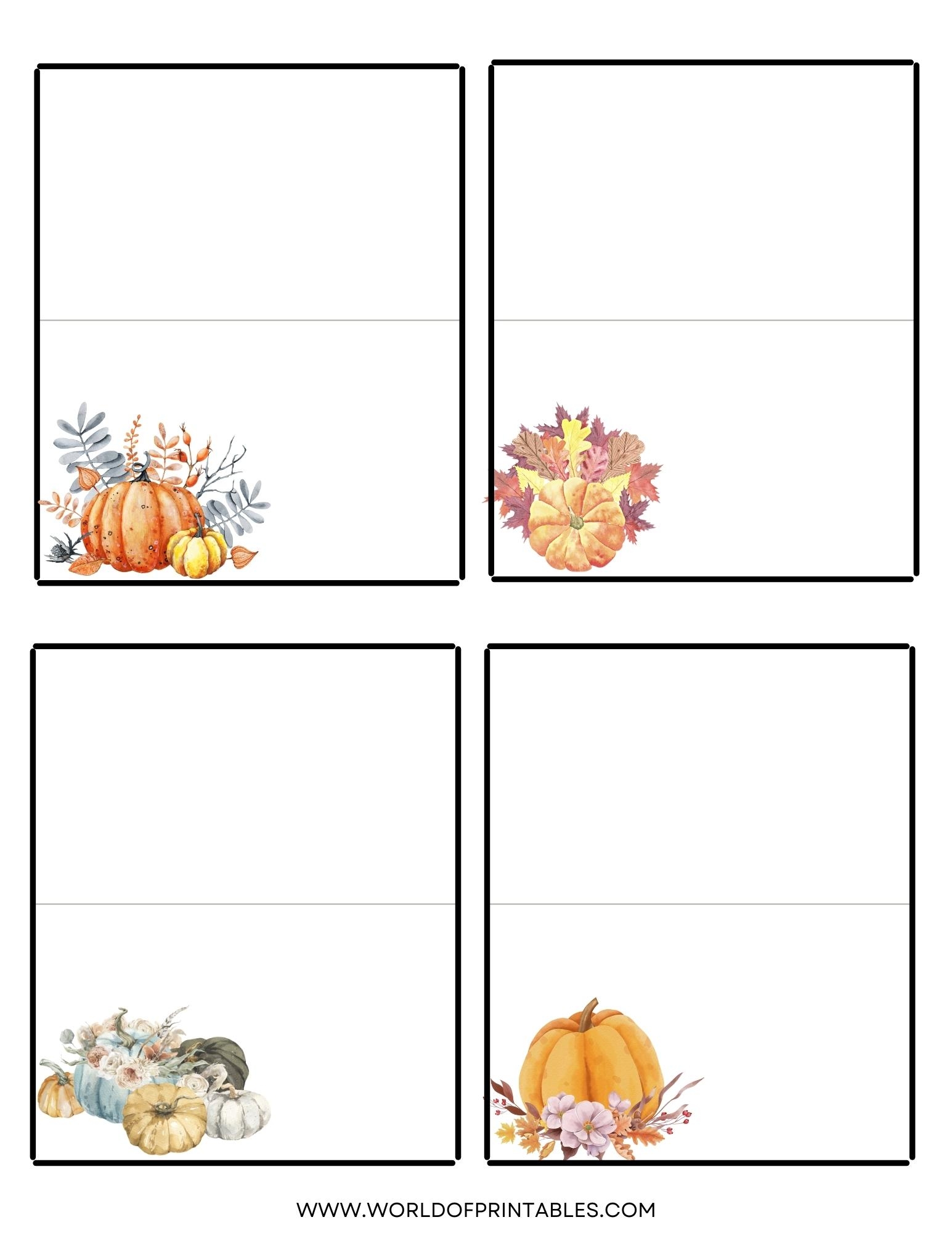 Thanksgiving Place Cards Free Printables Just Customize U0026 Print 