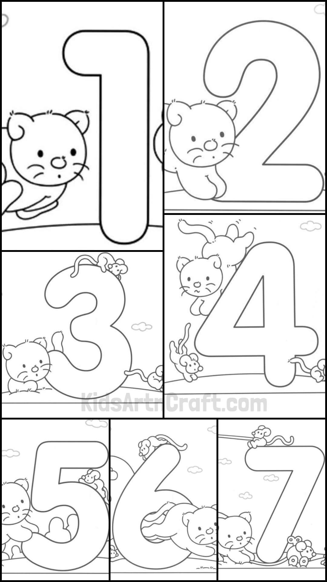 number worksheet for preschool