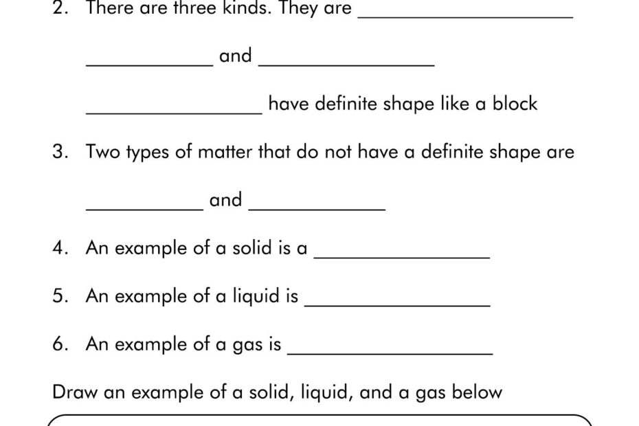 10 6 Grade Science Worksheets Worksheets Library