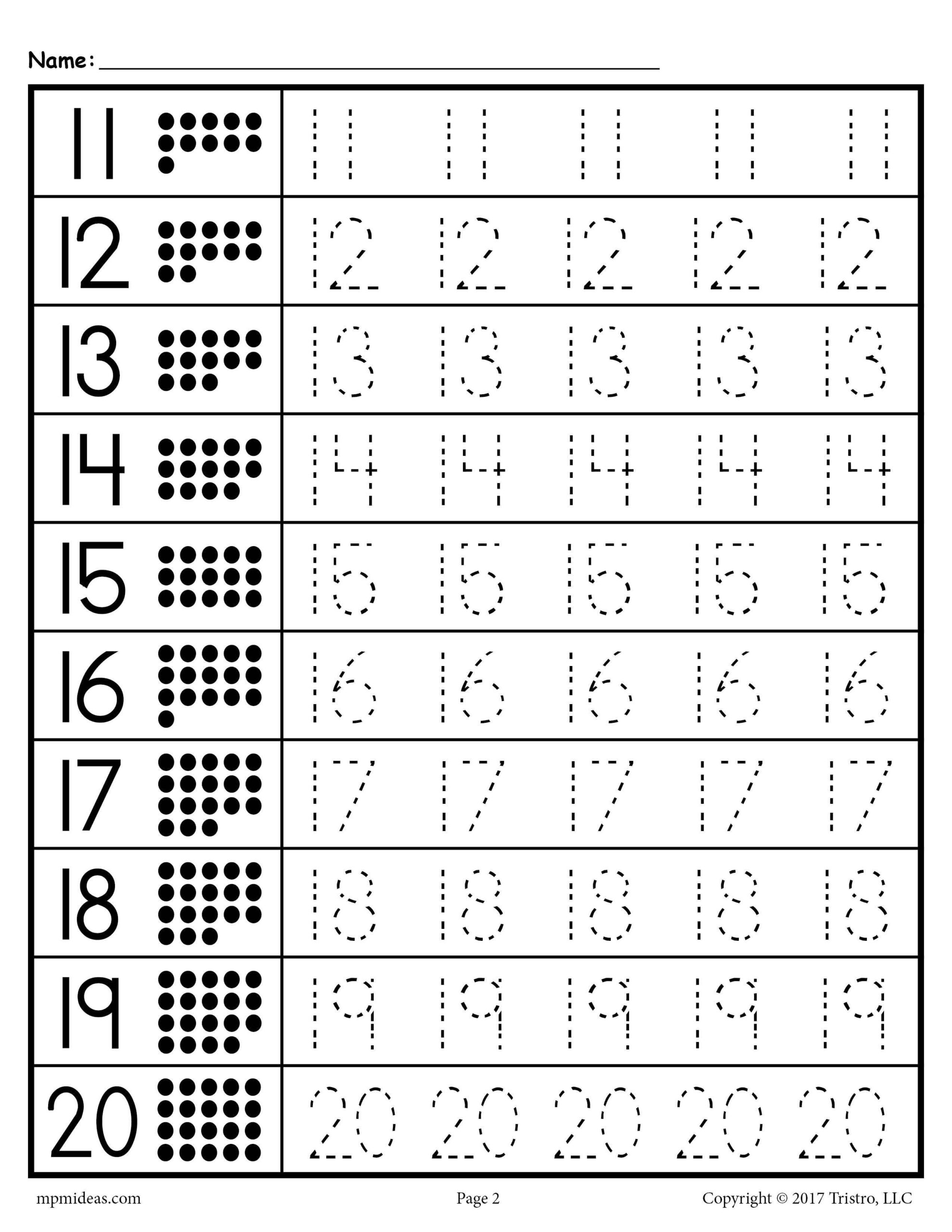 10 Writing Numbers 1 5 6 10 11 20 21 30 31 40 Ideas Writing 