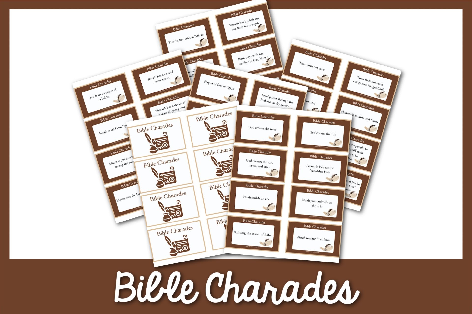 printable bible pictionary cards