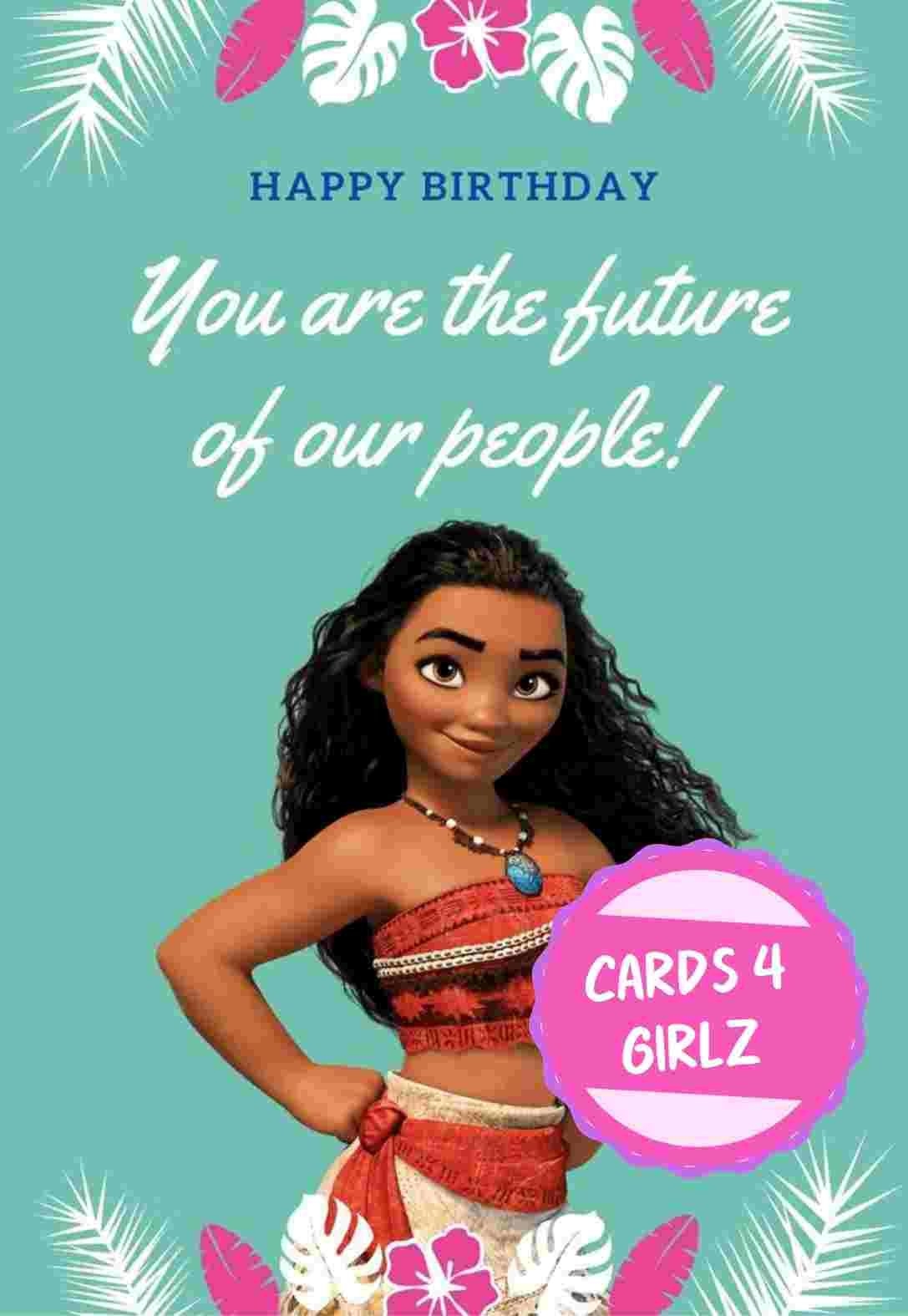 printable birthday cards for girls