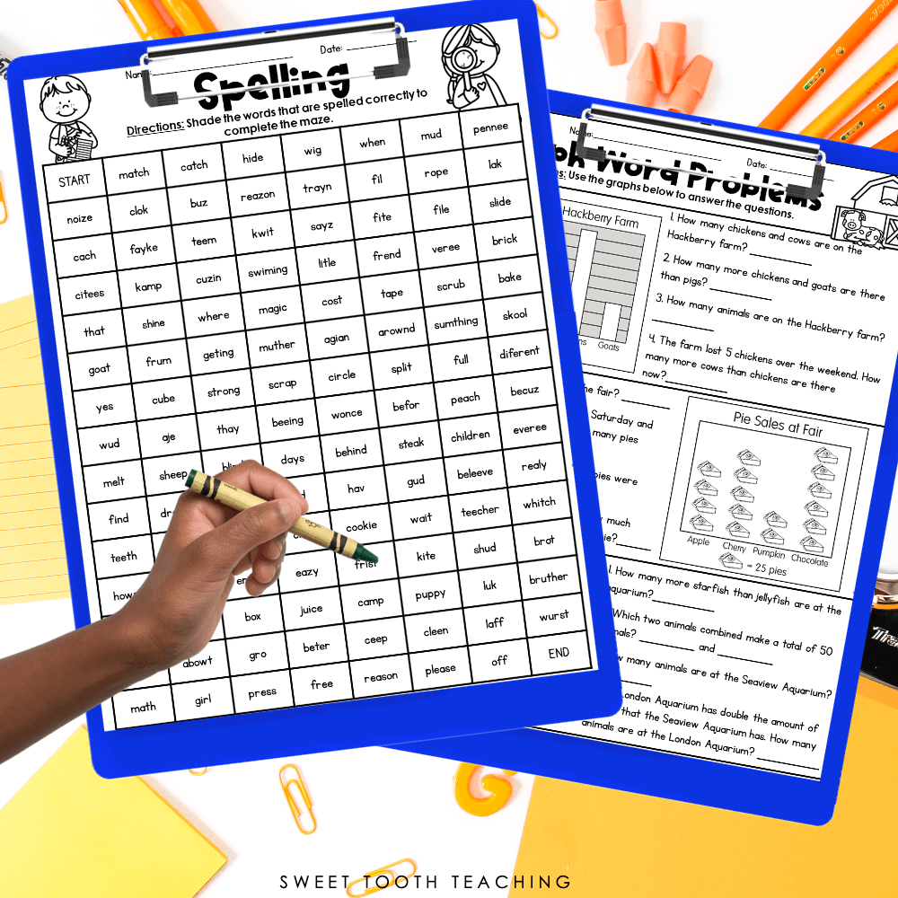3rd grade student worksheets