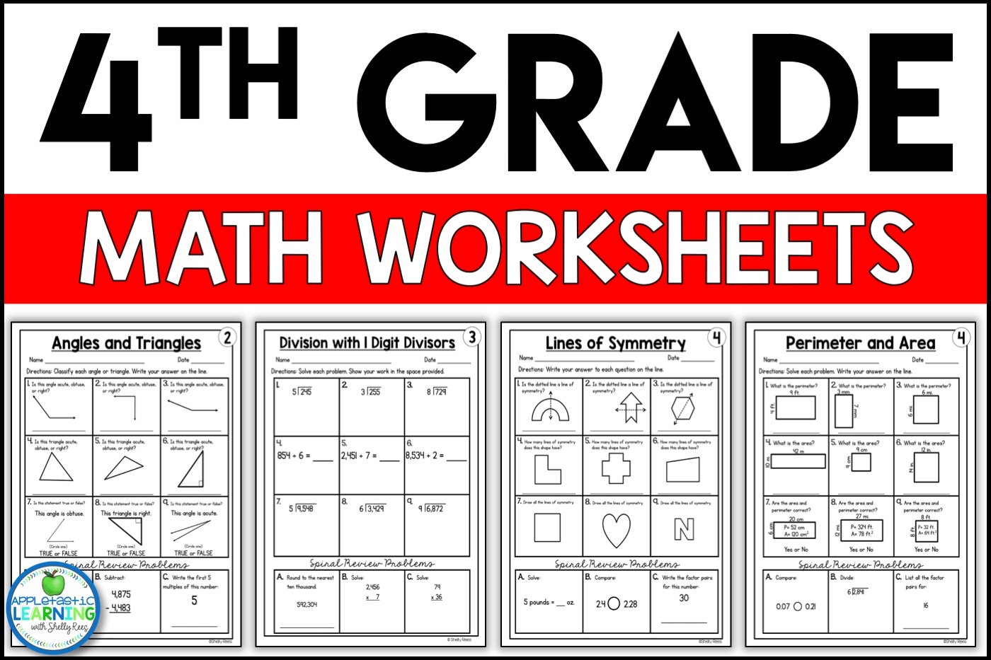 4th grade worksheets free