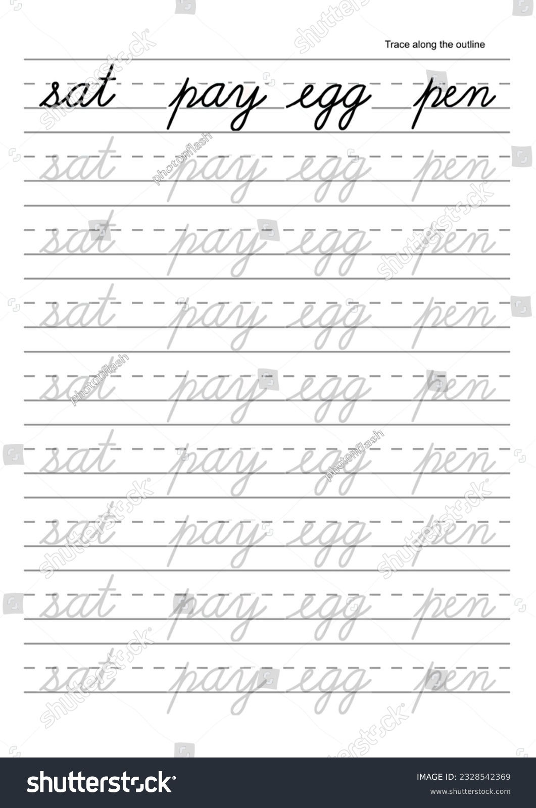 77 Free Printable Cursive Writing Practice Sheets Worksheets Library