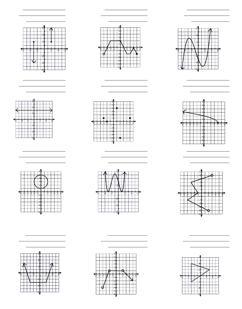 9 Best Worksheets For Identifying The Domain And Range Of Worksheets Library