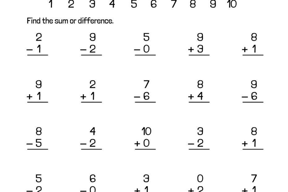 Add U0026 Subtract TheCatholicKid Worksheets Library