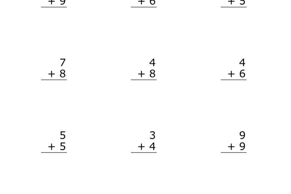 Addition Worksheets Free Printable Easy Math Problems Free Printables Monograms Design Tools Patterns U0026 DIY Projects