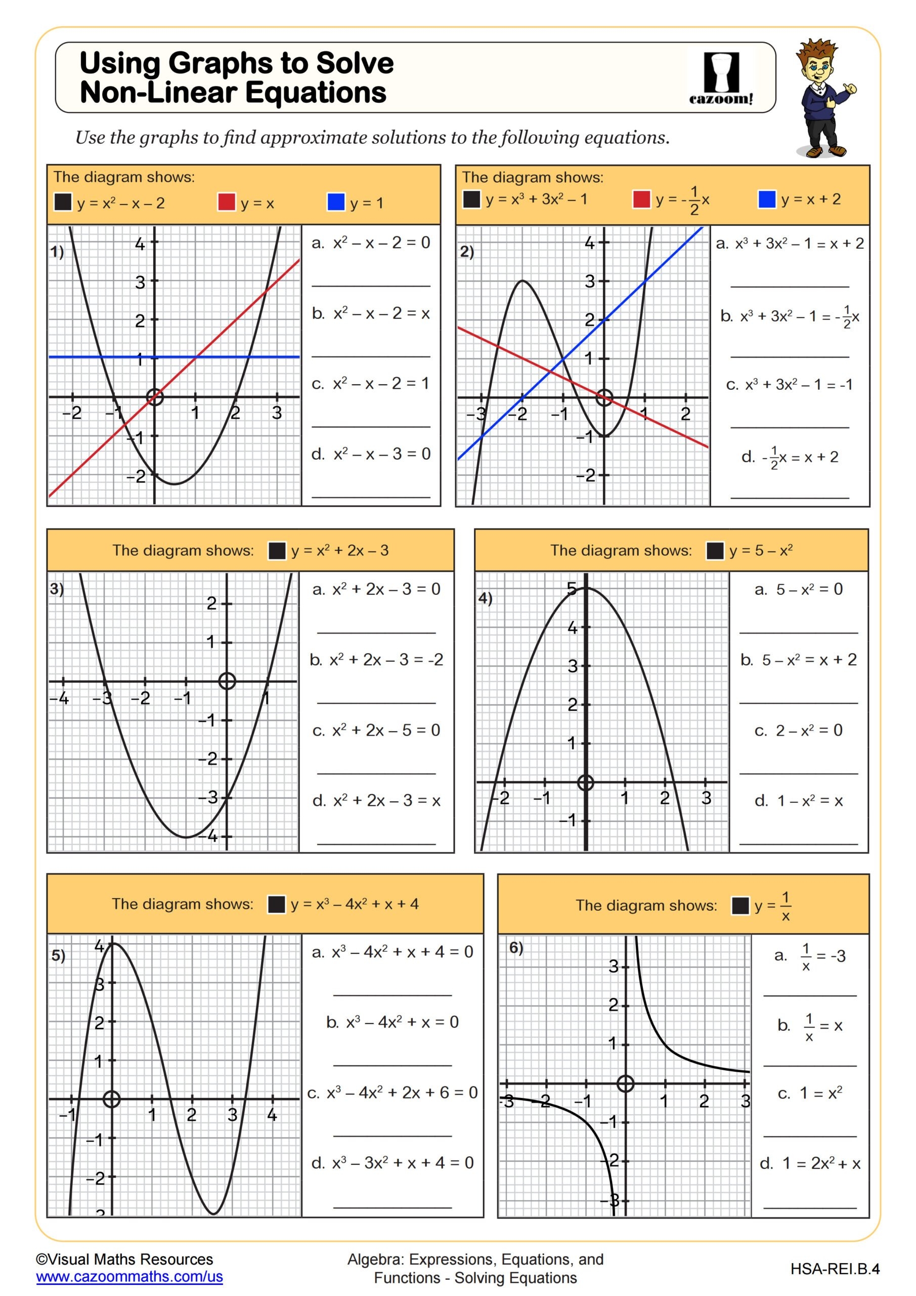 algebra 2 worksheet