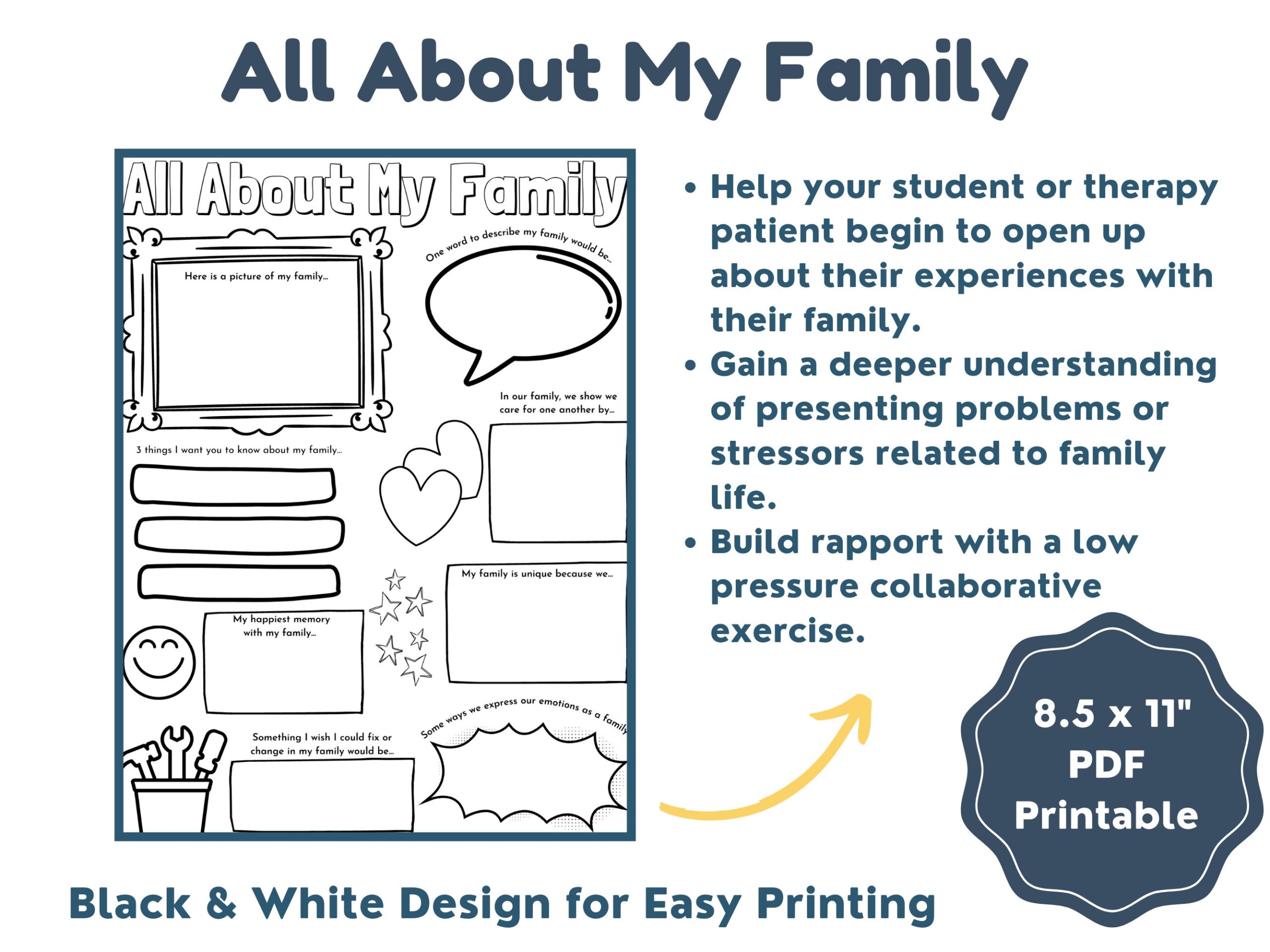 family therapy worksheets