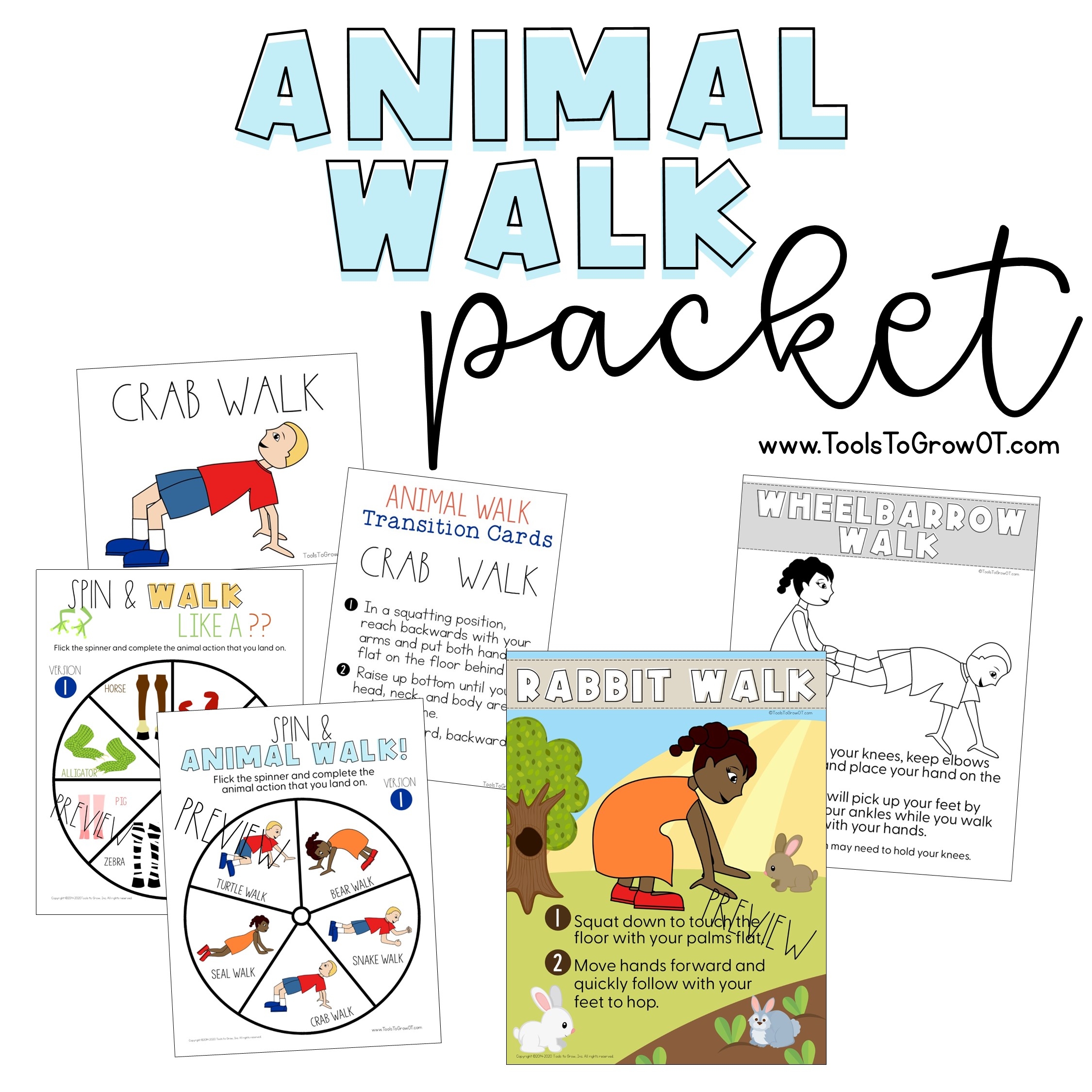 Animal Walks Packet
