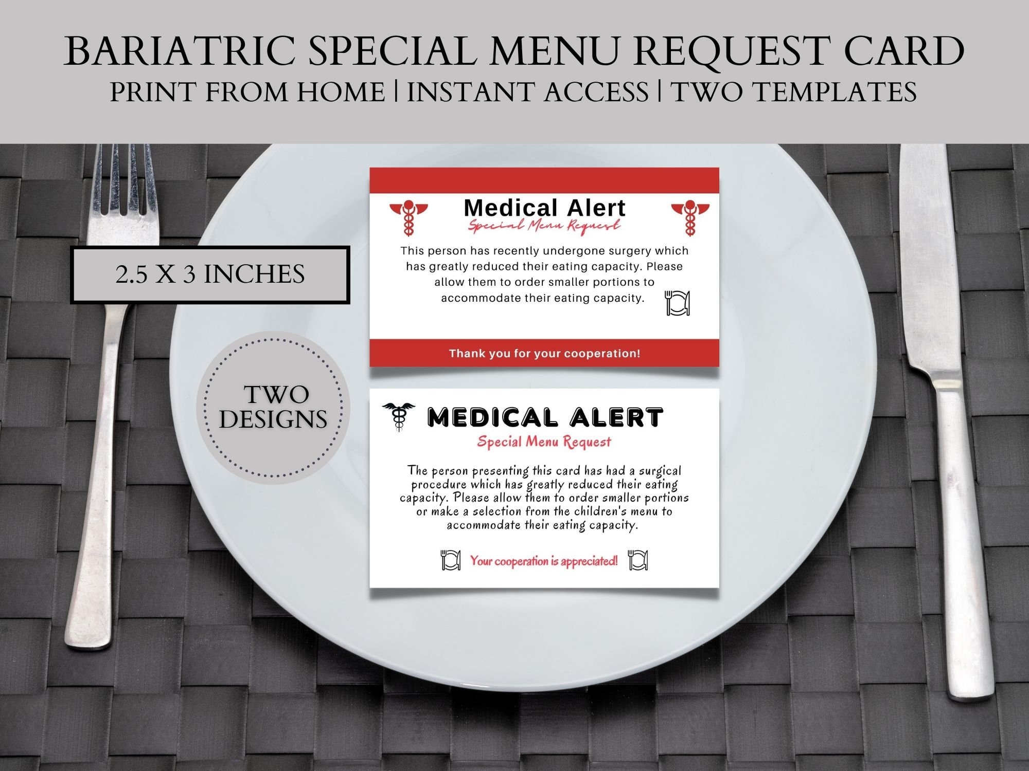 printable bariatric surgery card