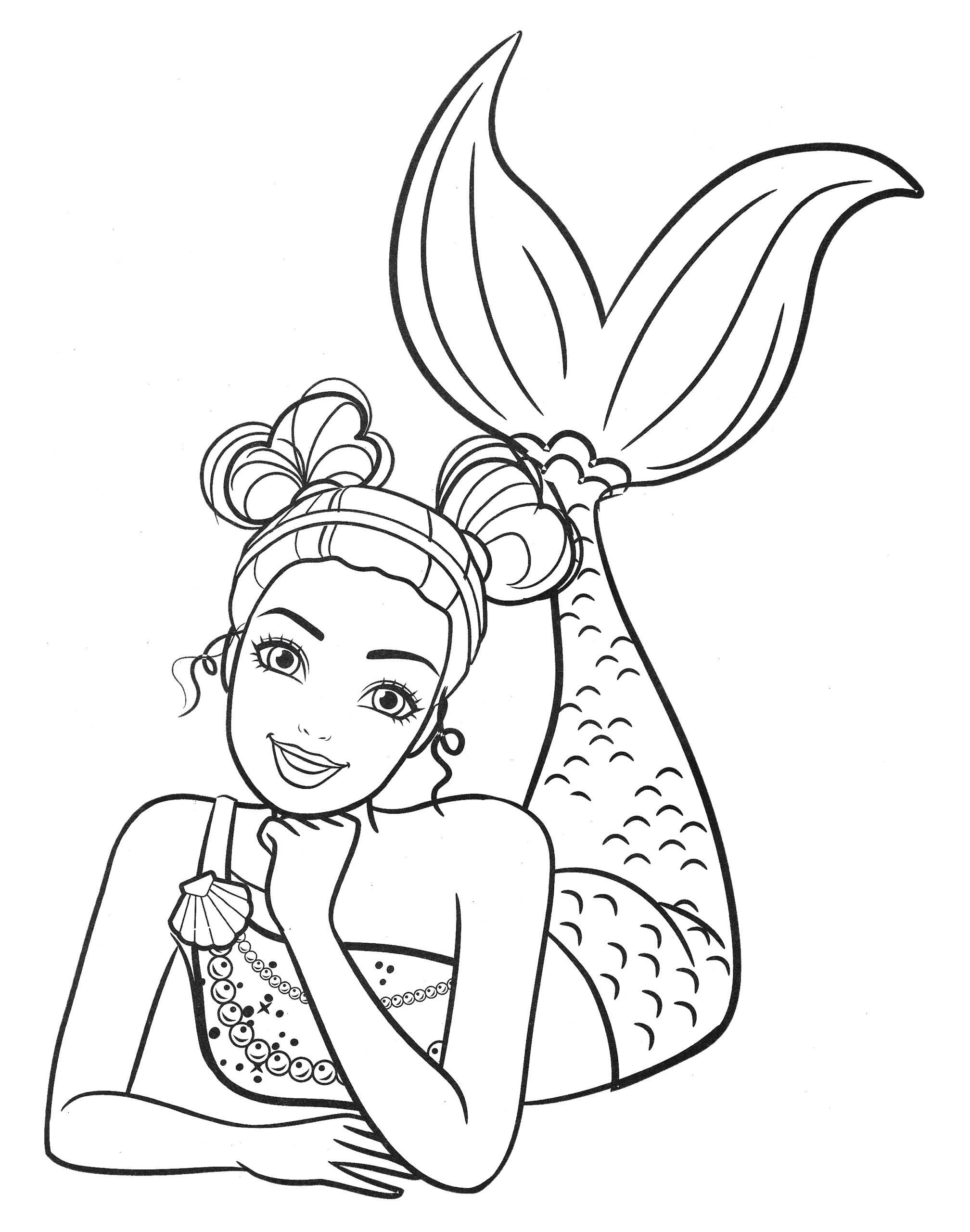 barbie coloring worksheets