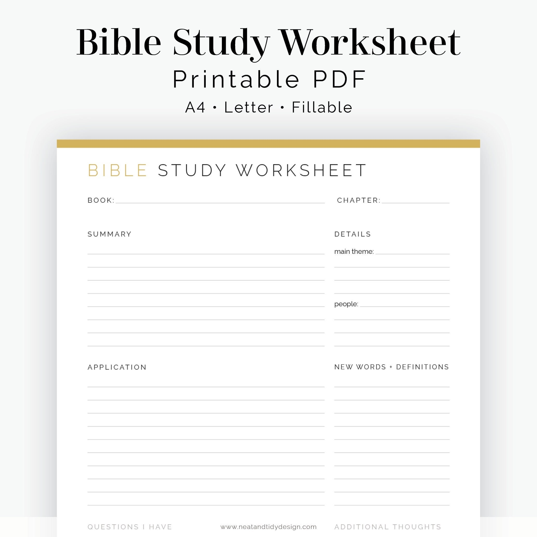 free printable bible worksheets