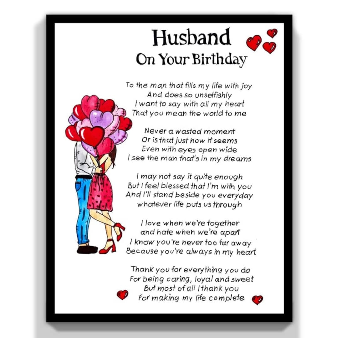 Birthday Cards For Men Birthday Husband Printable Card To My Husband Birthday Card Greeting Card For My Husband Birthday Cards For A Husband