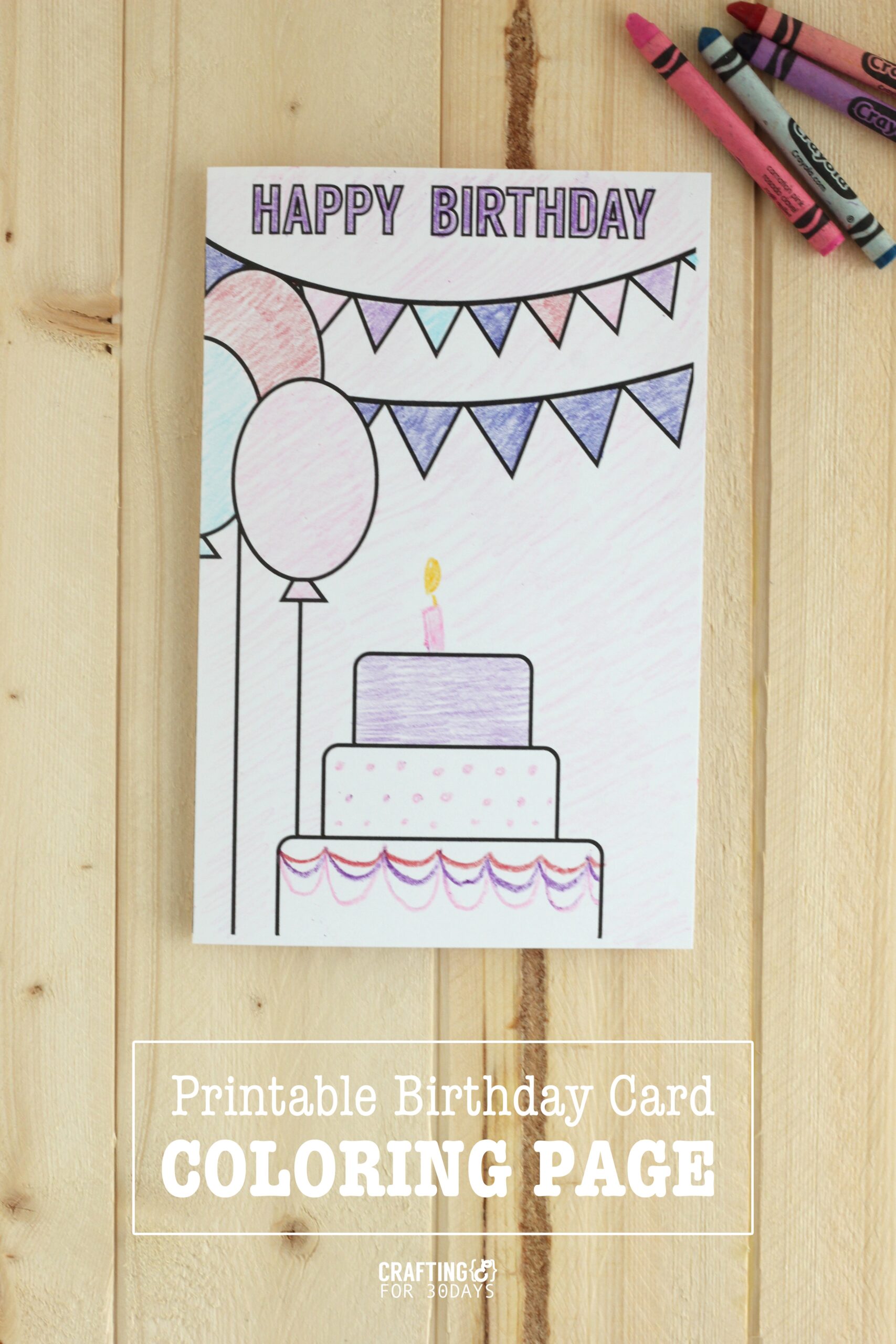 printable birthday coloring card