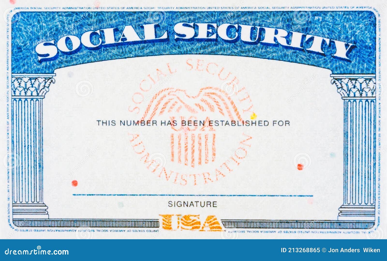 Blank Social Security Card Template Stock Photos Free U0026 Royalty 