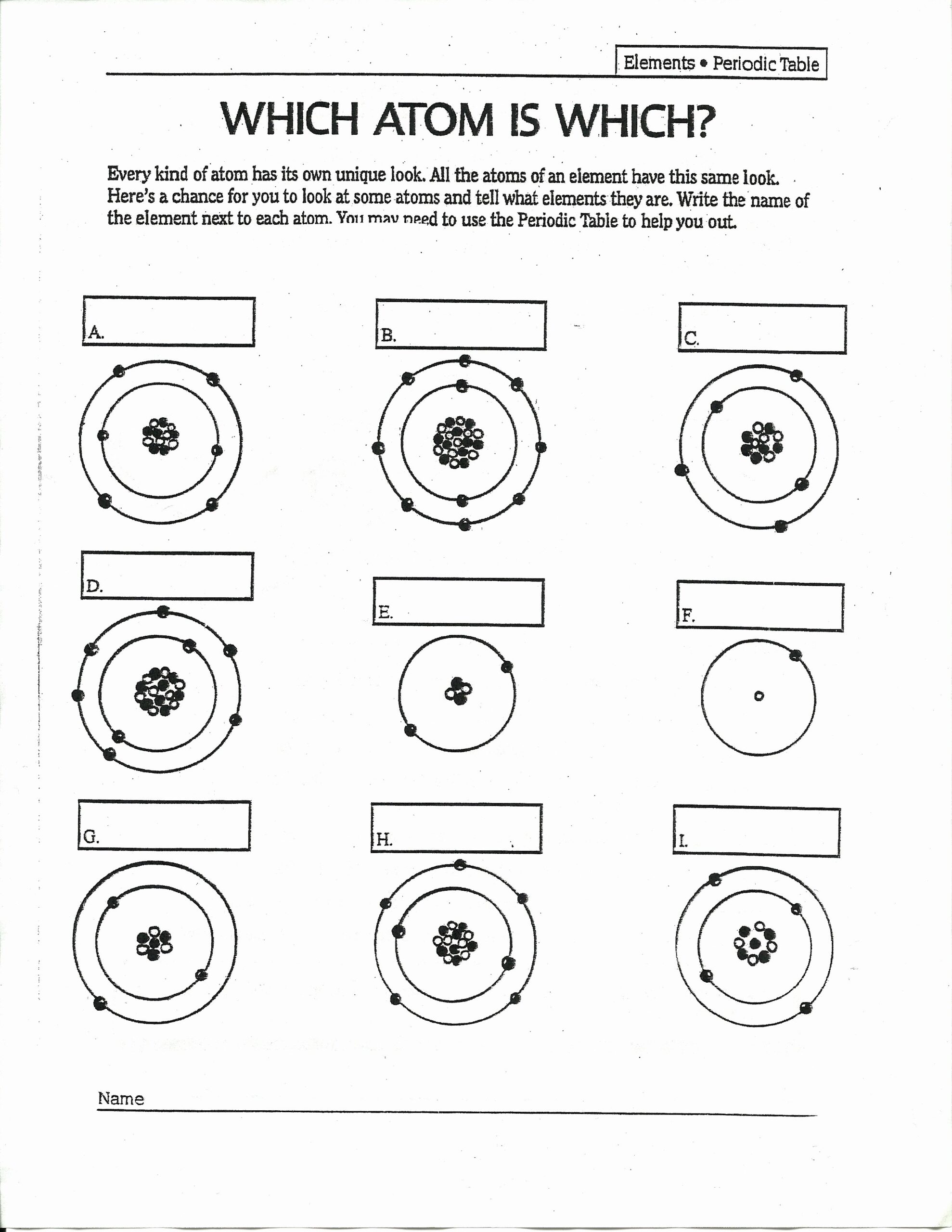 Bohr Atomic Models Worksheet Miltonmoinbudattron1988 s Ownd