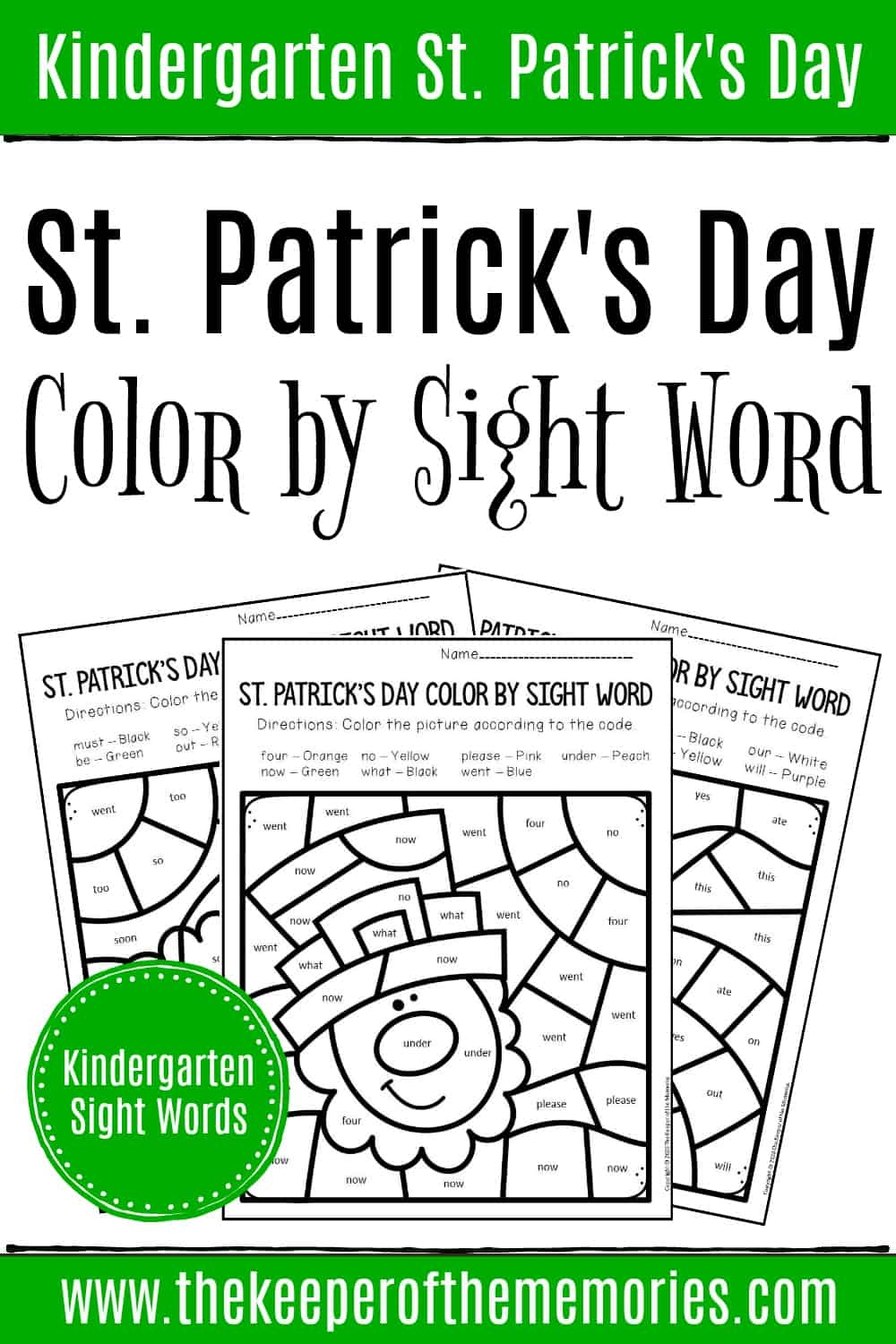 st patricks day worksheet
