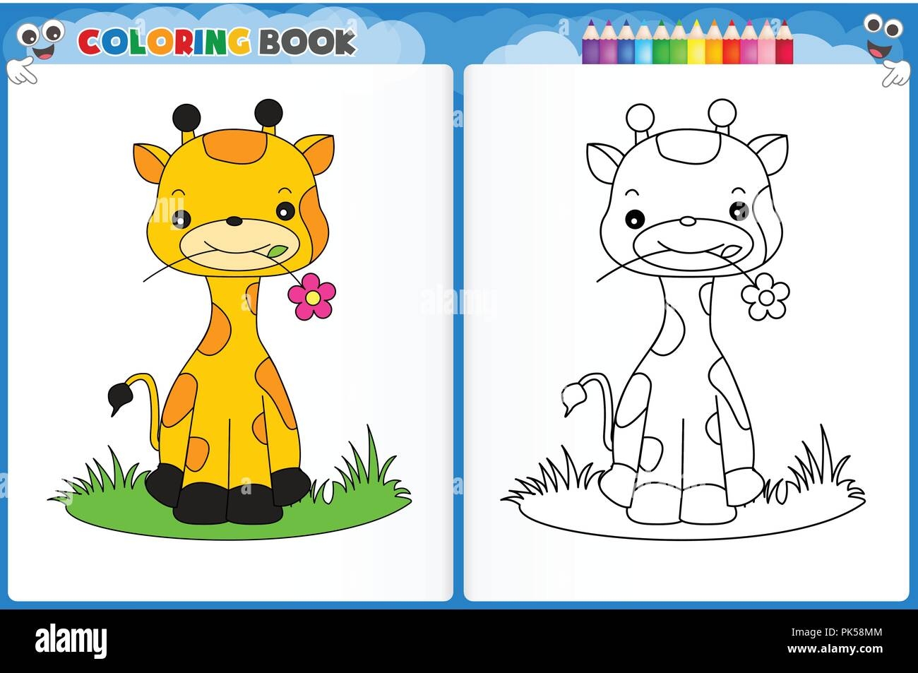 printable worksheet preschool coloring pages with color guide