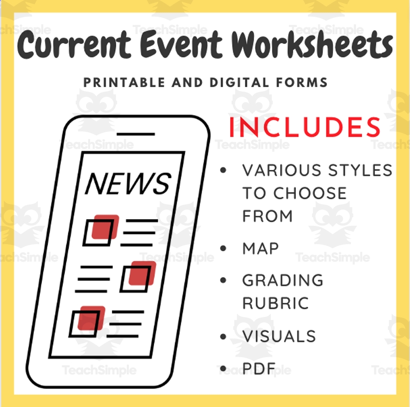 printable current event worksheet pdf