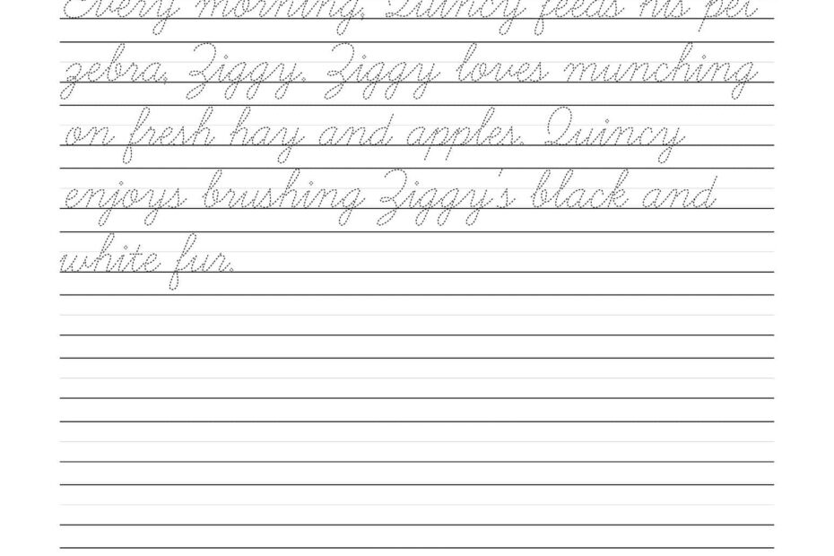 Cursive Sentences Free Worksheets For Sentences And Paragraphs