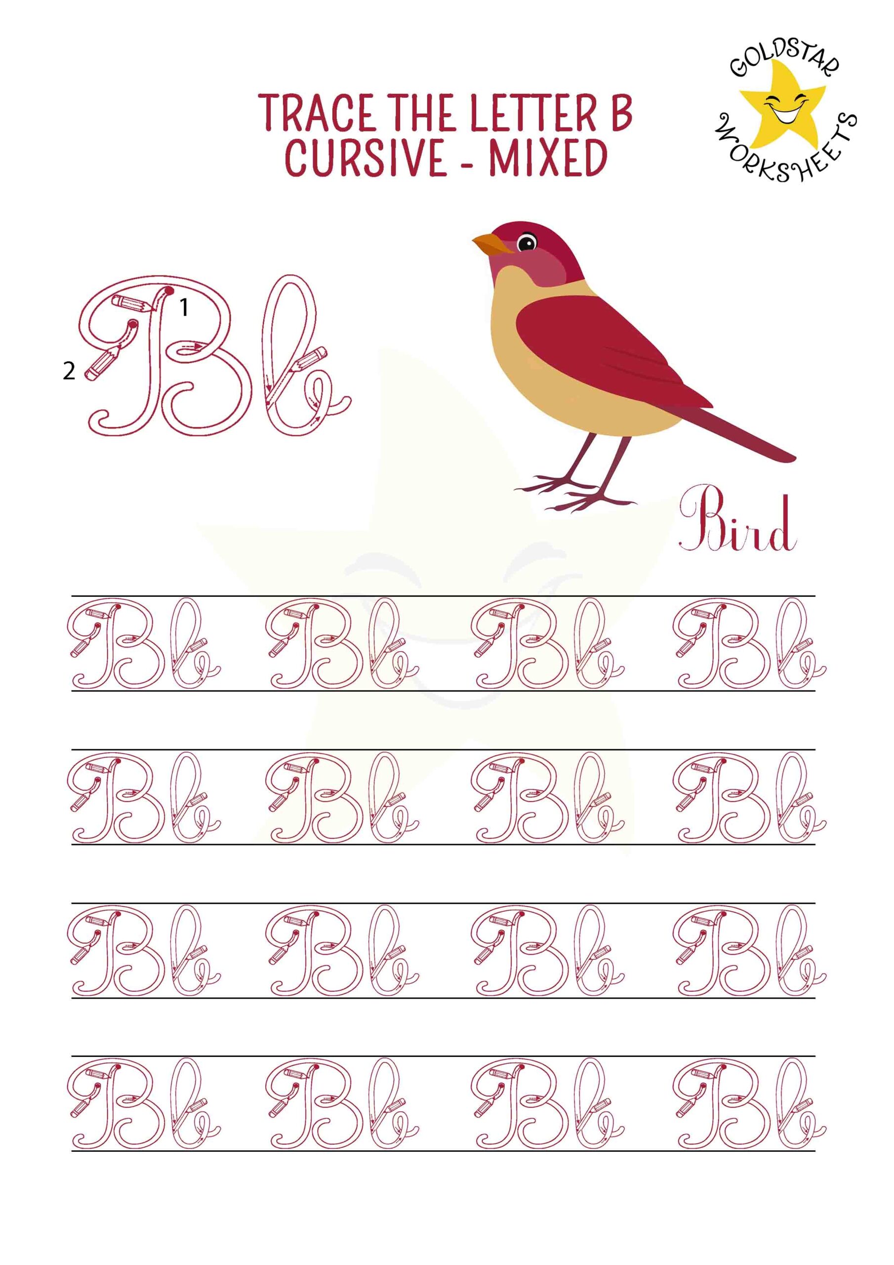 printable cursive capital letters worksheet pdf