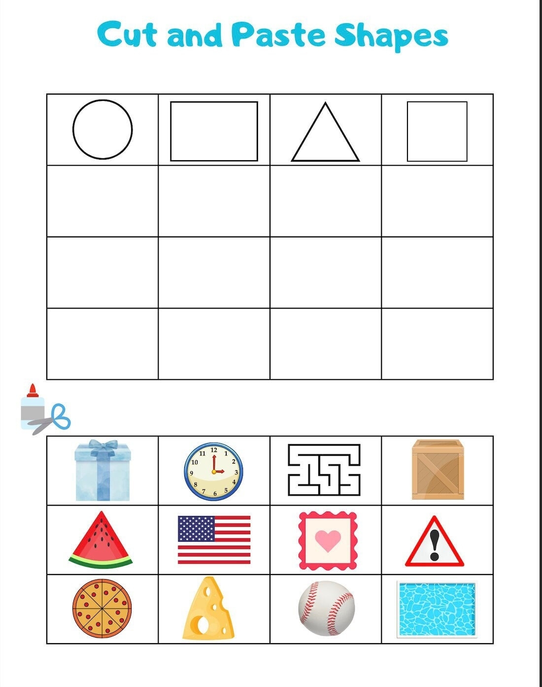 cut and paste worksheet