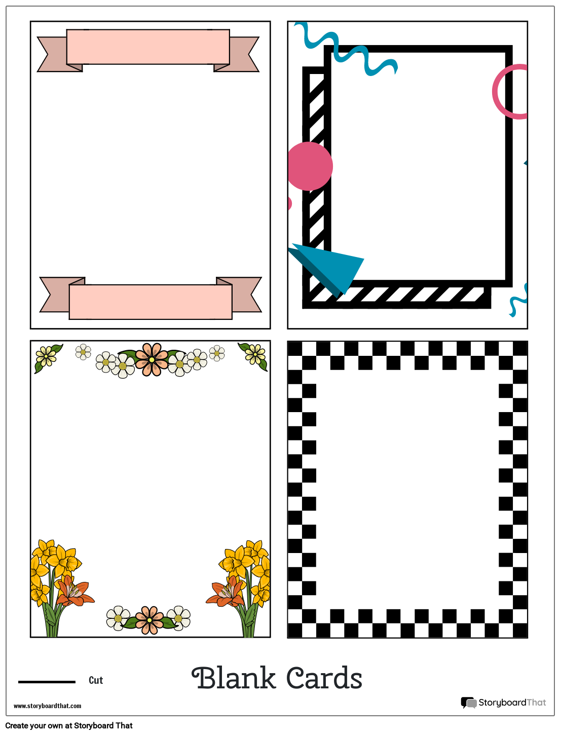 printable blank card
