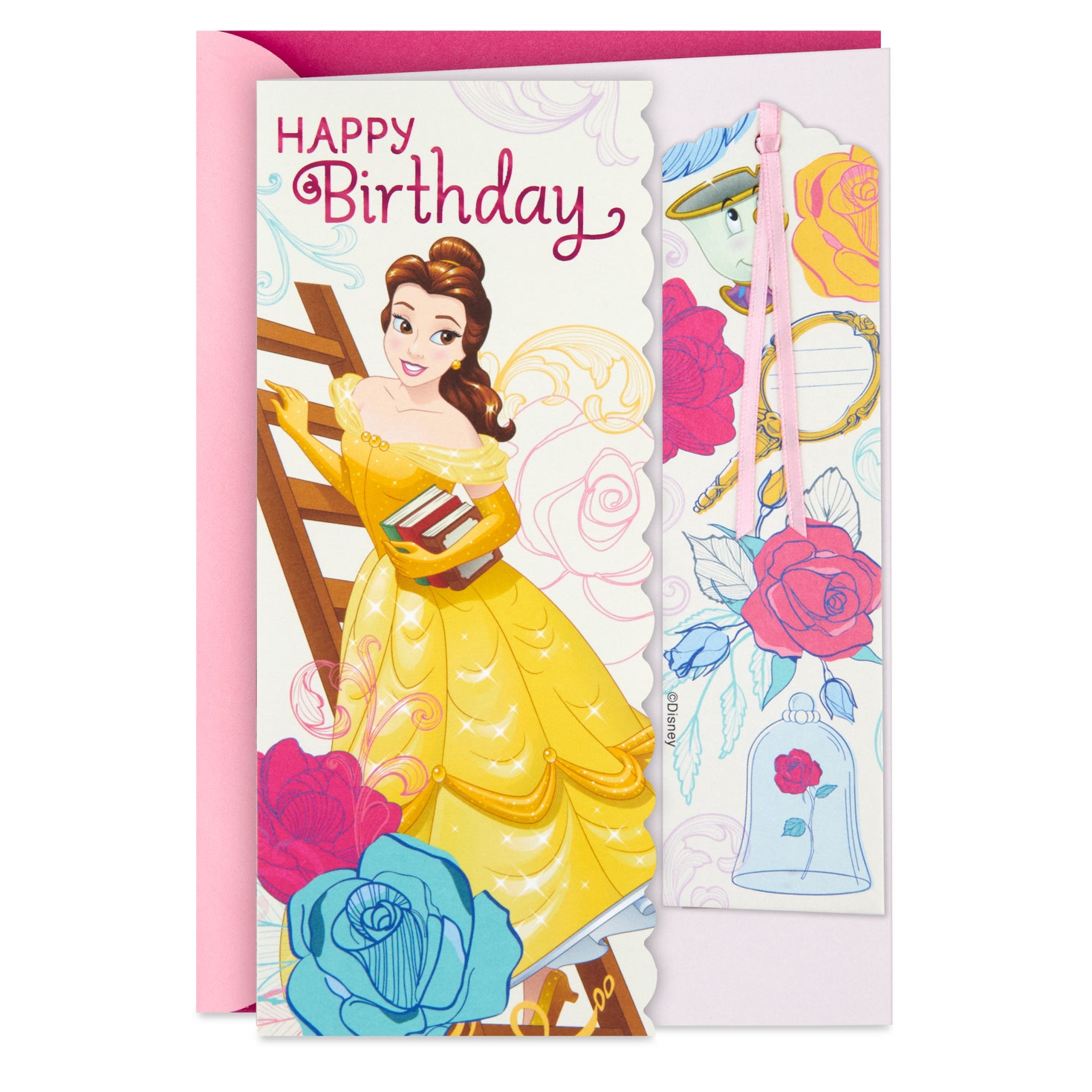 Disney Beauty And The Beast So Much More Than A Princess Birthday Card With Bookmark For Only USD 6 99 Hallmark