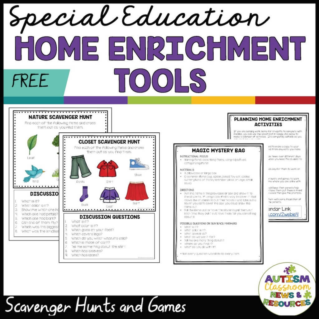 special ed classroom resources worksheets