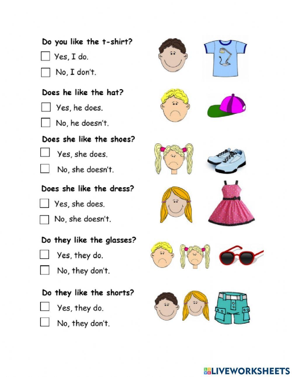 esl worksheets for beginners