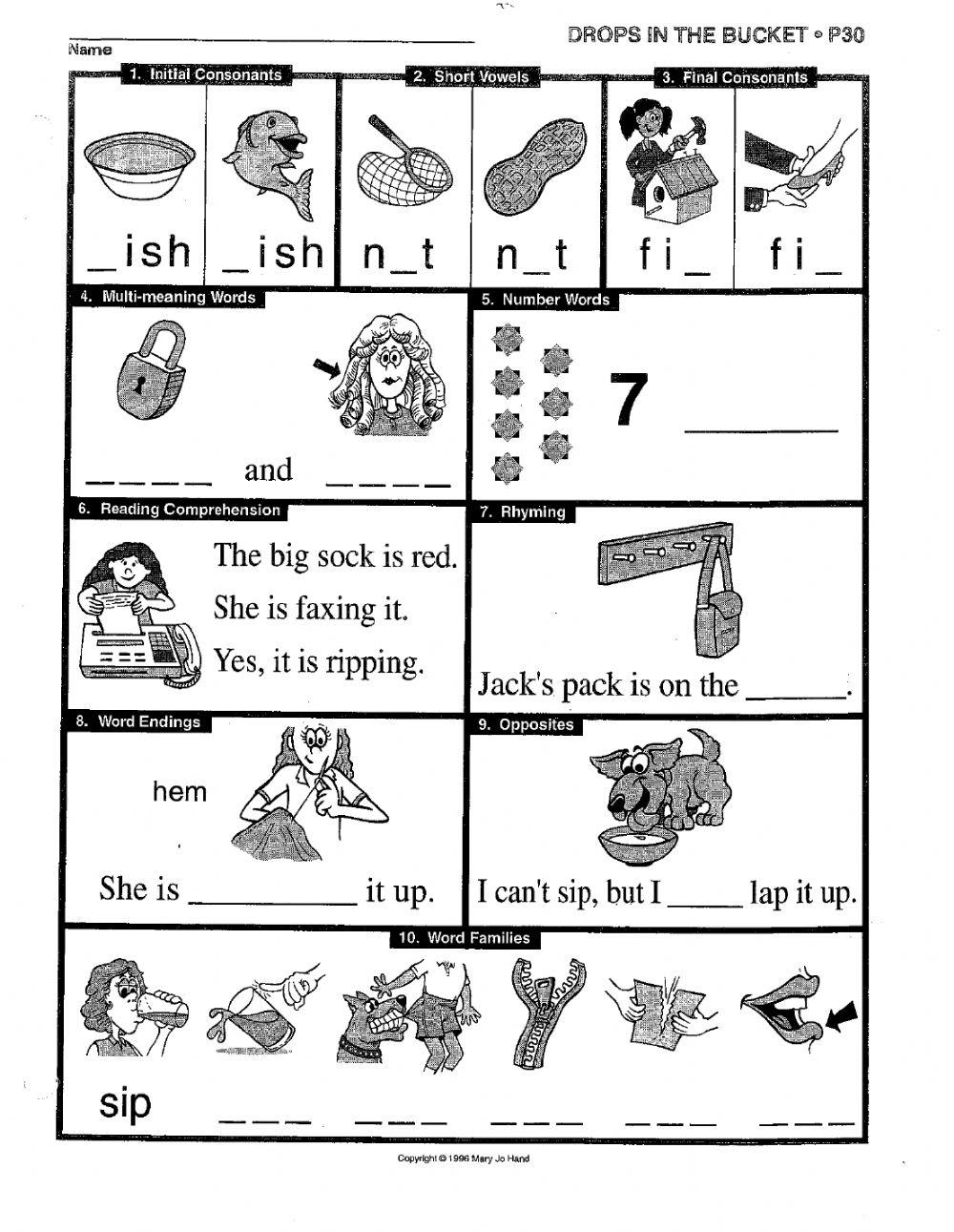 Drops In A Bucket 1 Worksheet Live Worksheets Worksheets Library