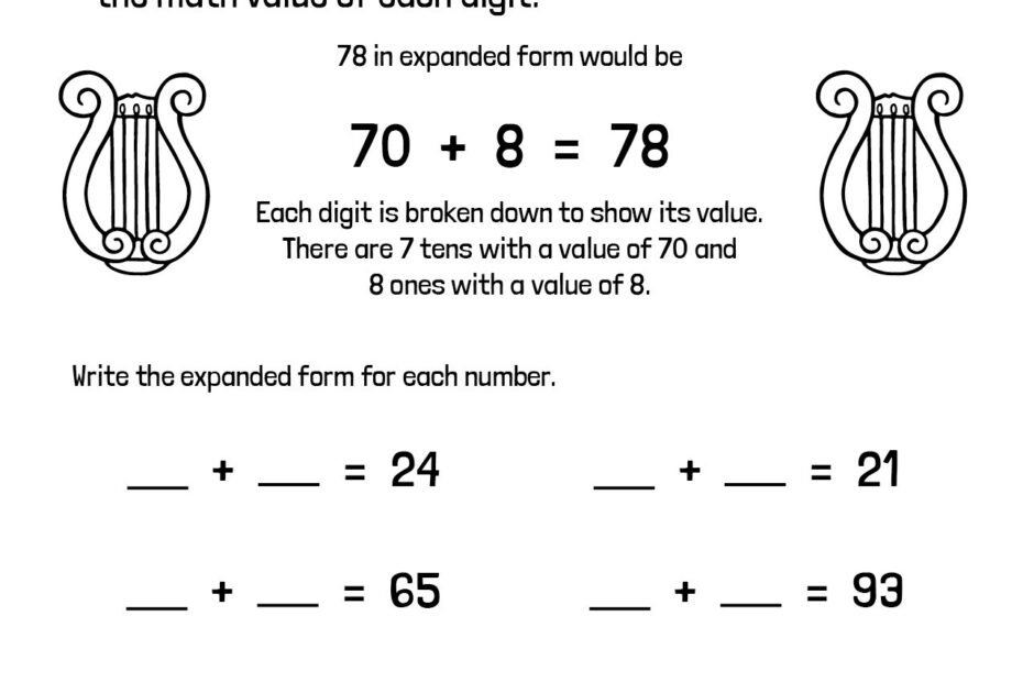 Expanded Form Worksheet TheCatholicKid Worksheets Library