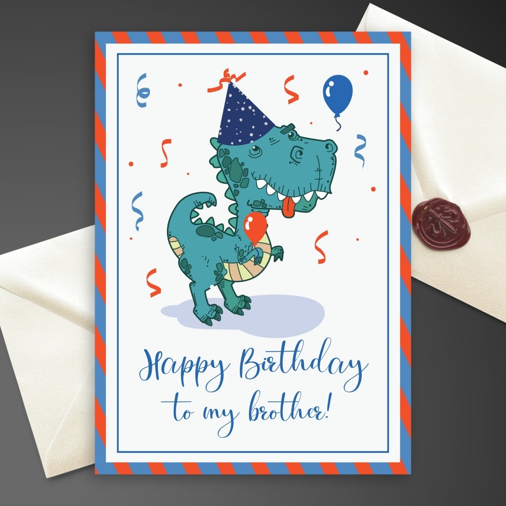 printable birthday cards for brother from sister