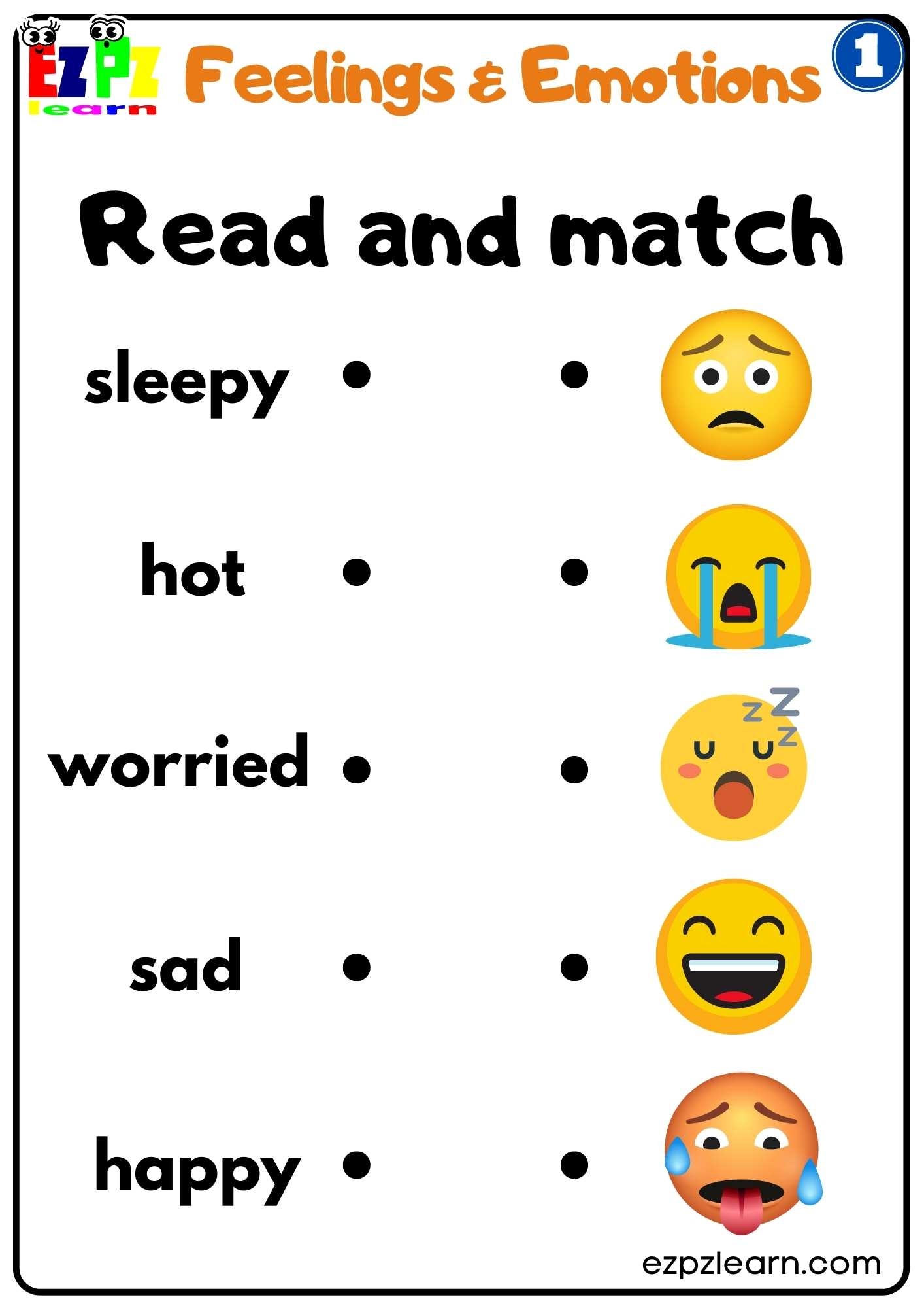 emotion worksheets
